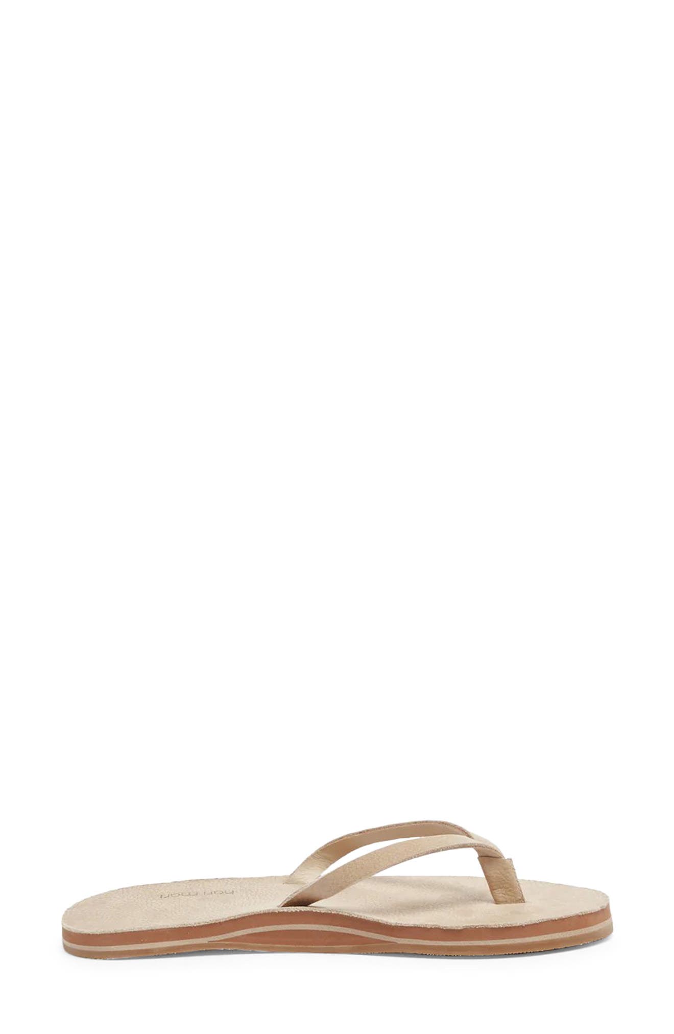 Meadows Flip Flop, Alternate, color, SAND