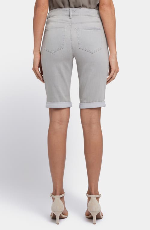 Nydj Briella Roll Cuff Shorts In Gray