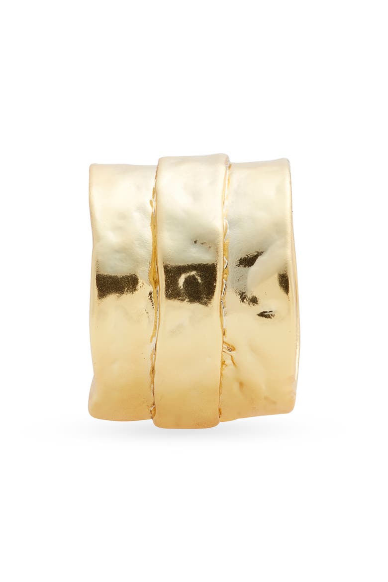 Parchment Textured Ring, Alternate, color, GOLD