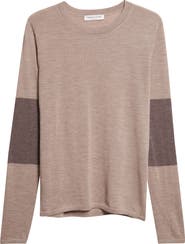 Johnstons of Elgin Euna Colorblock Cashmere Sweater