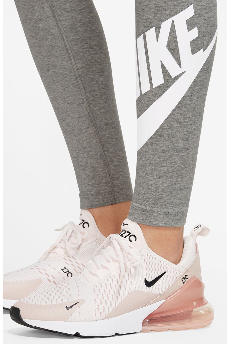 Sportswear Classics High Waist Graphic Leggings, Alternate, color, 063 D GR H/WHITE