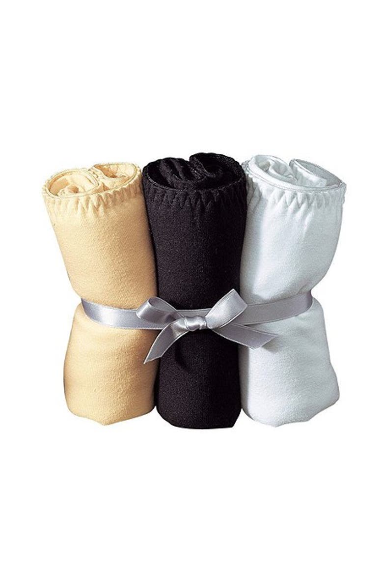 Women's 3 Pk High Leg Control Briefs, Alternate, color, Tan & Black & White