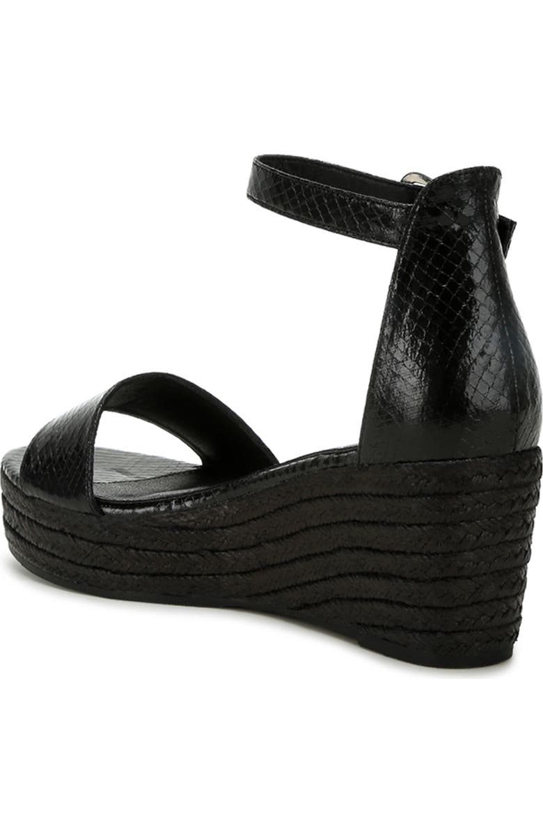 LONDON RAG Utah Platform Wedge Espadrille Sandal, Alternate, color, Black