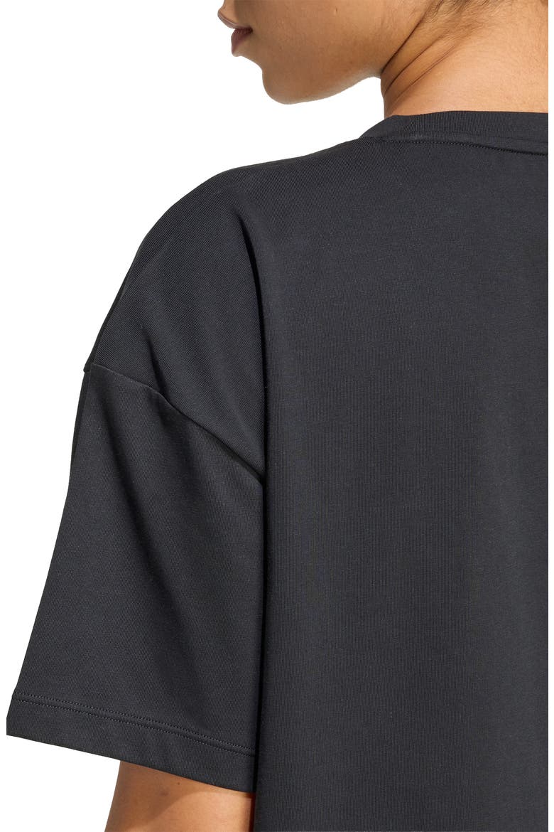 Power Essentials Workout Oversize T-Shirt, Alternate, color, BLACK