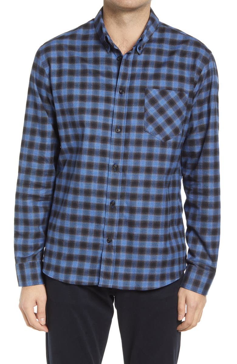 Billy Reid Tuscumbia Standard Fit Plaid Button-Up Shirt, Main, color, 