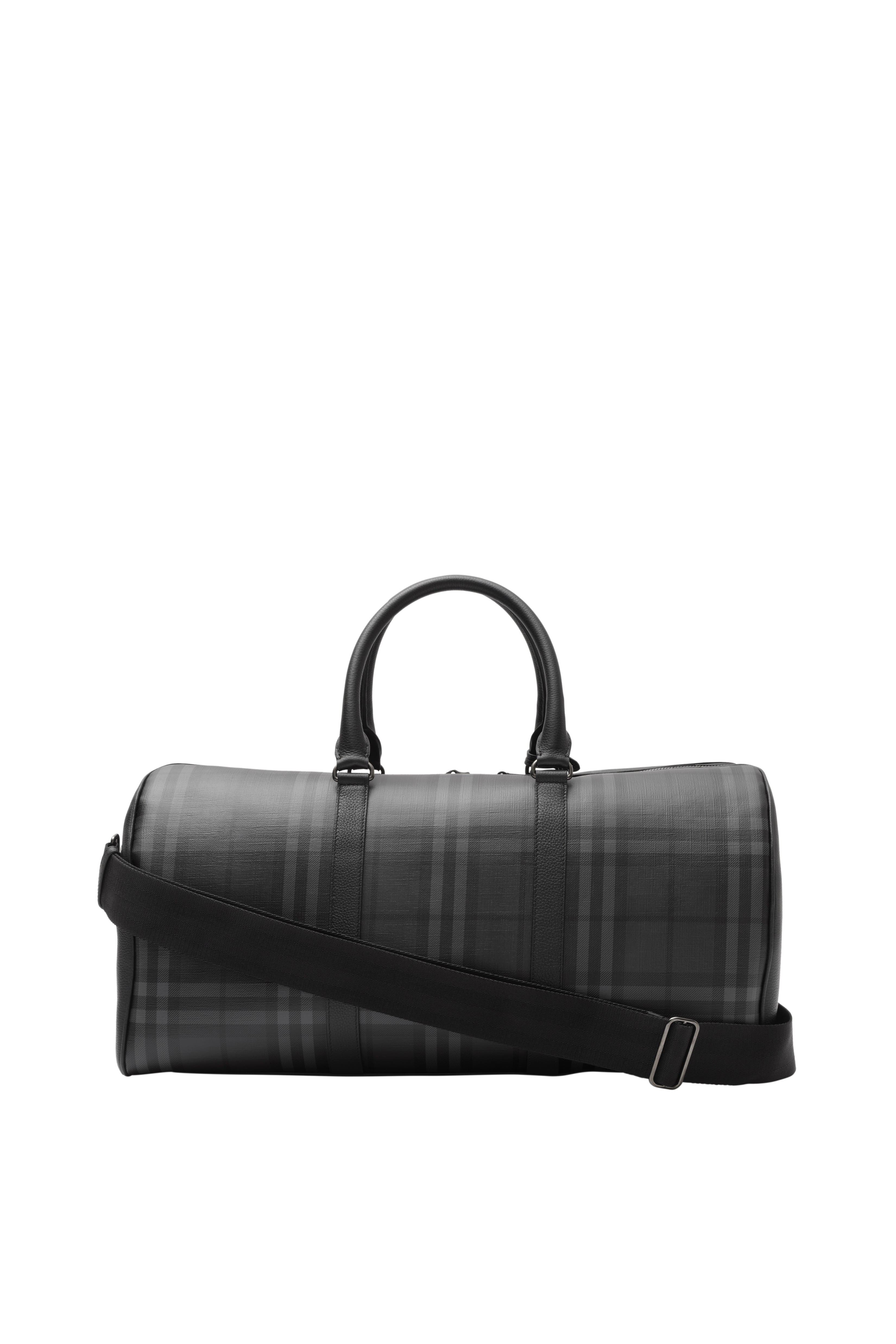 City Check Holdall, Alternate, color, Iron grey