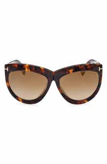 TOM FORD Doris 59mm Shield Sunglasses