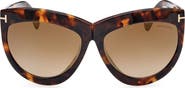 TOM FORD Doris 59mm Shield Sunglasses