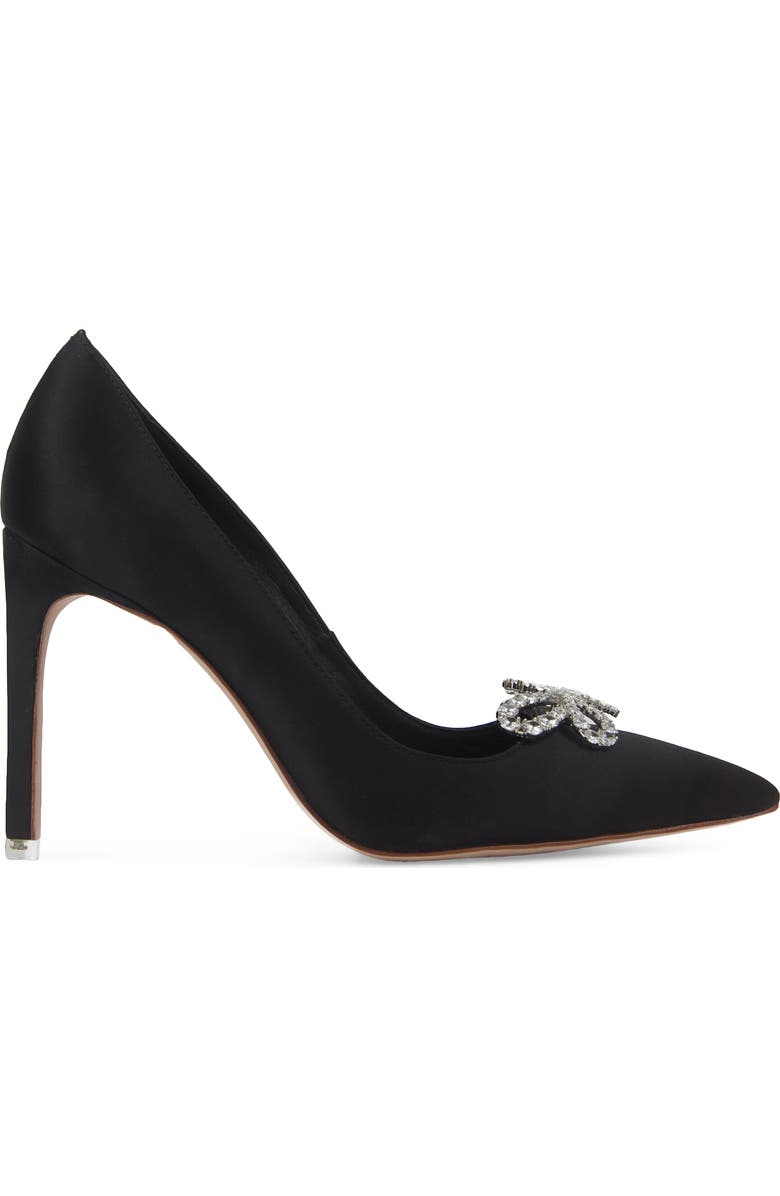 BLACK SUEDE STUDIO Tre Pointed Toe Pump, Alternate, color,