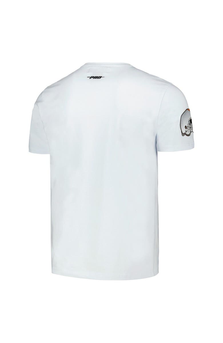 PRO STANDARD Men's Pro Standard White Cleveland Browns New Legacy Helmet T-Shirt, Alternate, color, 
