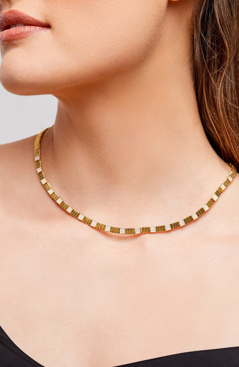 Bony Levy Cleo Diamond Tennis Necklace, Alternate, color,