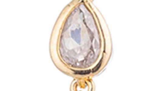 Eye Candy Los Angeles Iris Cubic Zirconia Drop Earrings In Gold