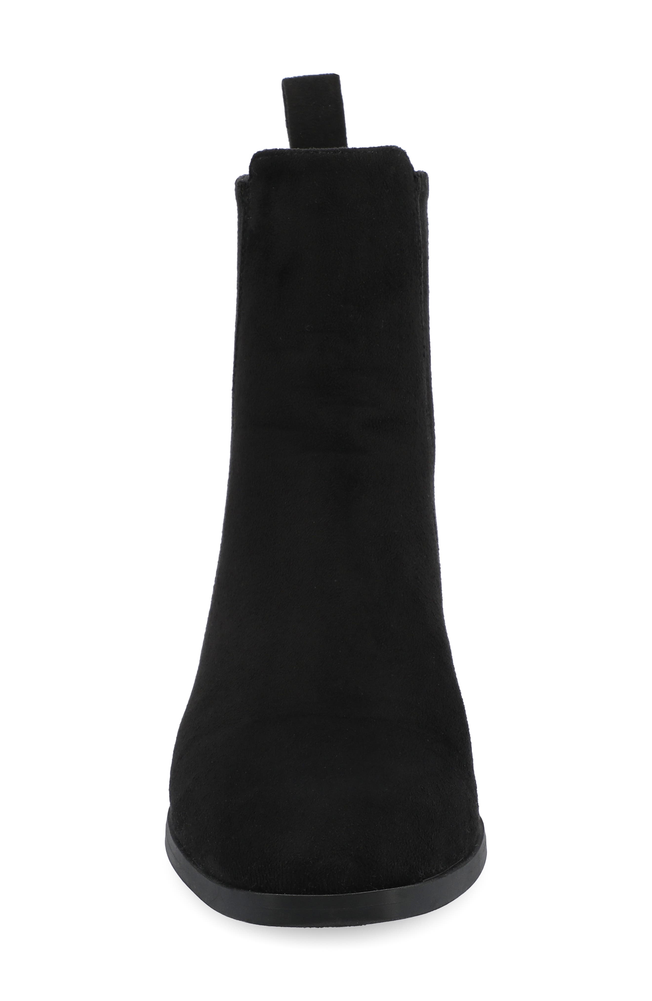 Journee Collection Wrenley Bootie, Alternate, color, Black