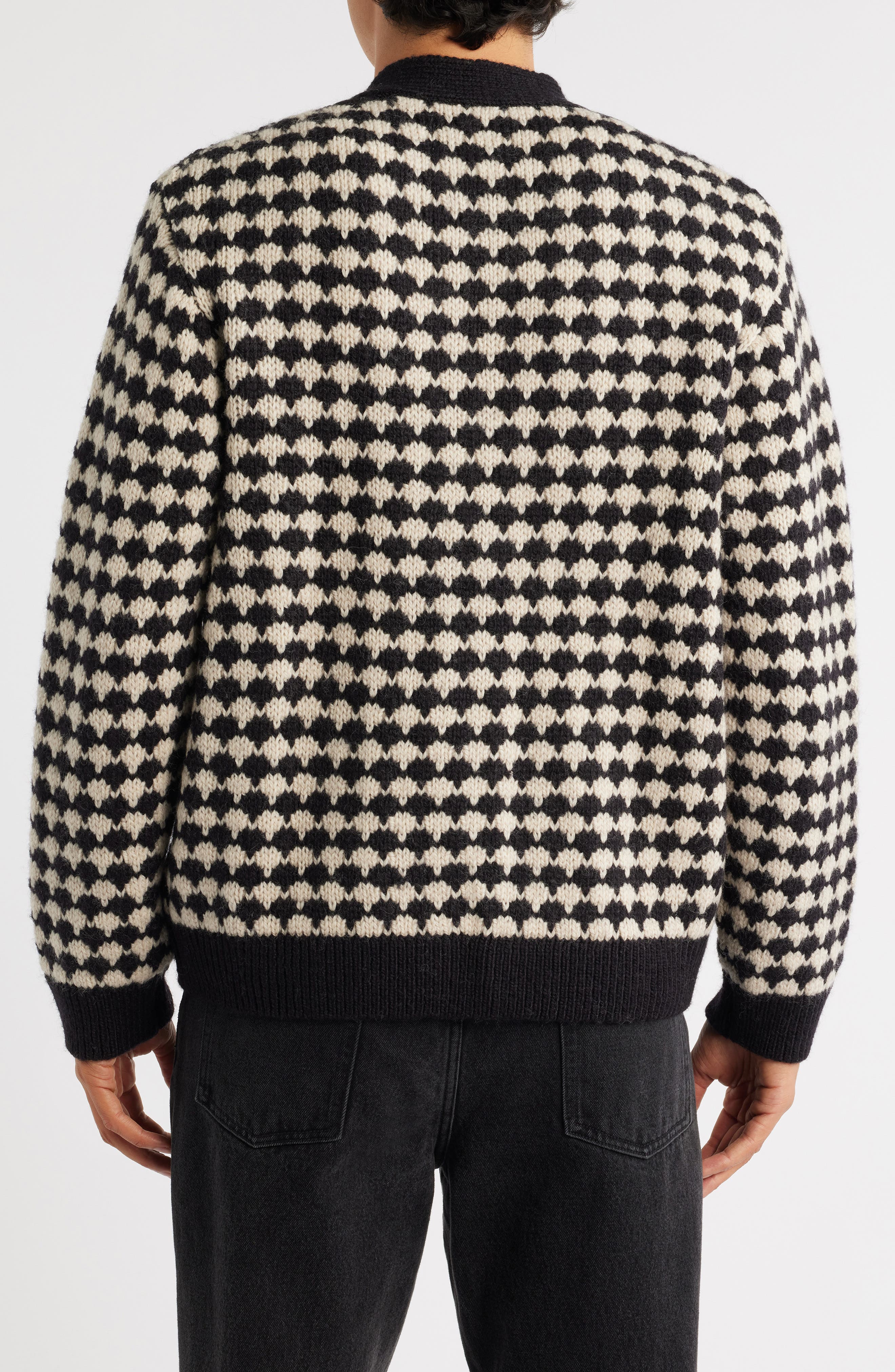 Walker Bubble Knit Wool Blend Cardigan - image 2