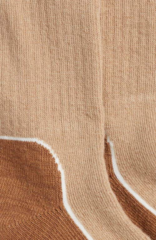 Ugg(r) Lockhart Wool Blend Boot Socks In Brown