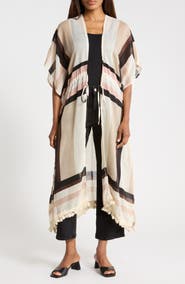 Vince Camuto Mixed Bold Duster