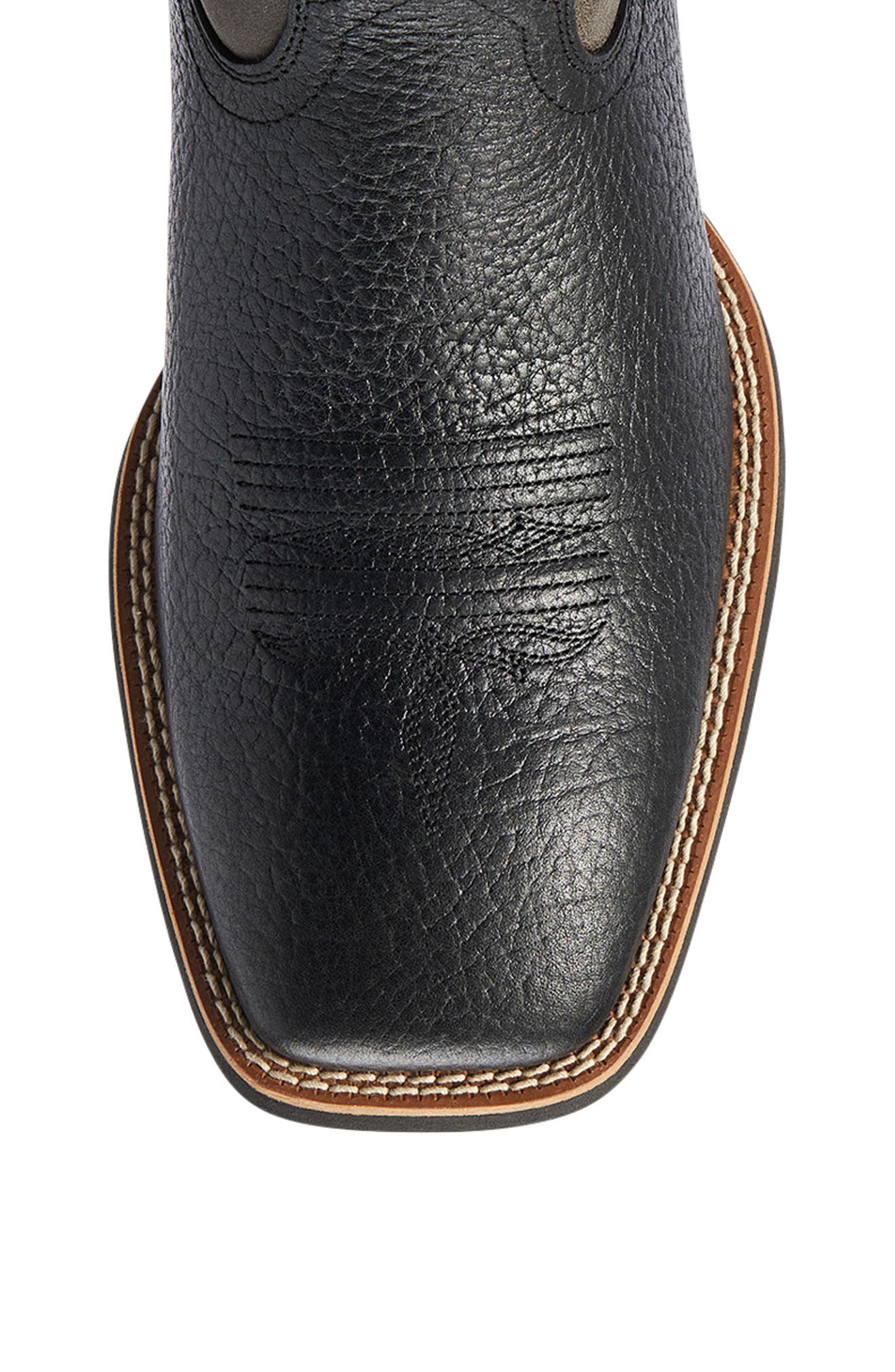 Ariat Everlite Countdown Square Toe Cowboy Boot, Alternate, color, Black