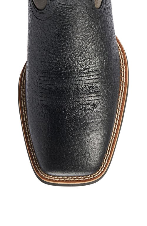 Ariat Everlite Countdown Square Toe Cowboy Boot In Black