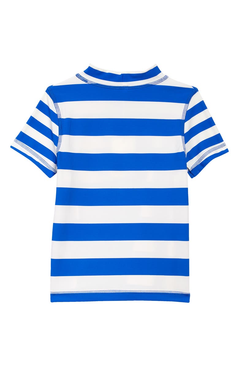 Mini Boden Boden Kids' Stripe Rashguard, Alternate, color, 