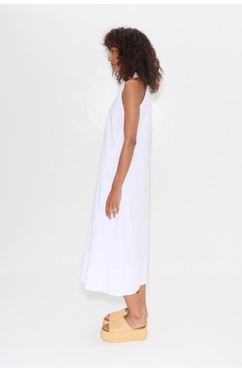 SIMONMILLER Nava Poplin Midi Dress, Alternate, color, Macadamia