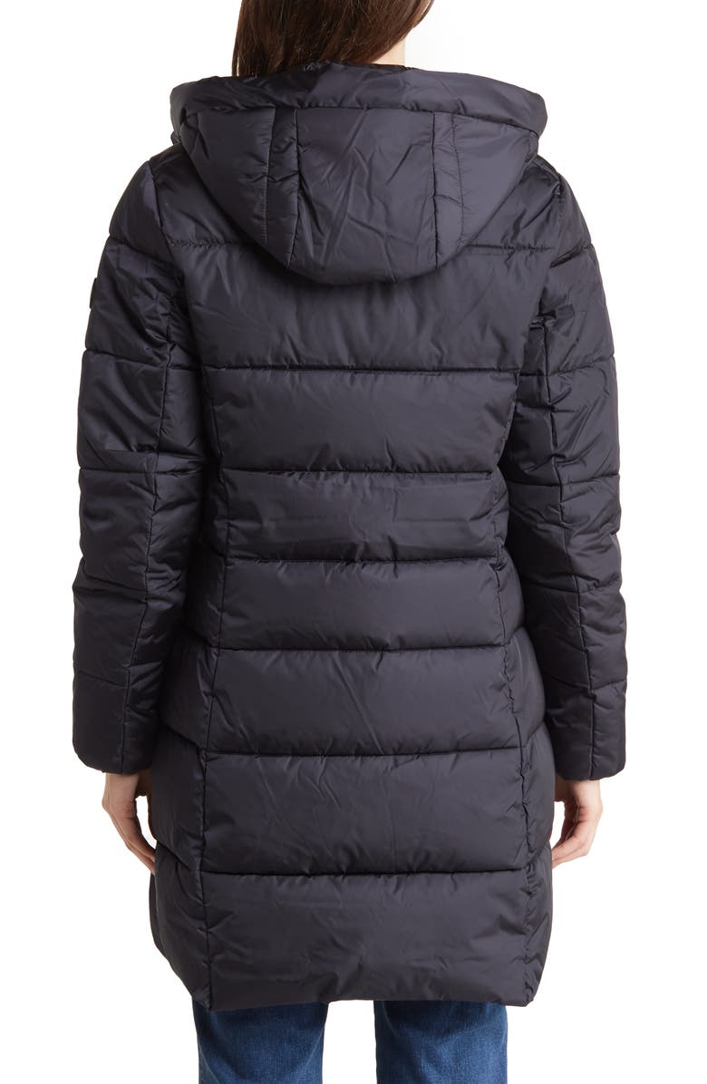 Save The Duck Taylor Shiny Hooded Puffer Jacket, Alternate, color, 