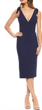 Dress the Population Lita Tie Cocktail Dress