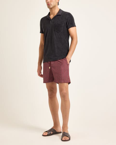 Terry Towelling Tailored Fit Towelling Polo Shirt
