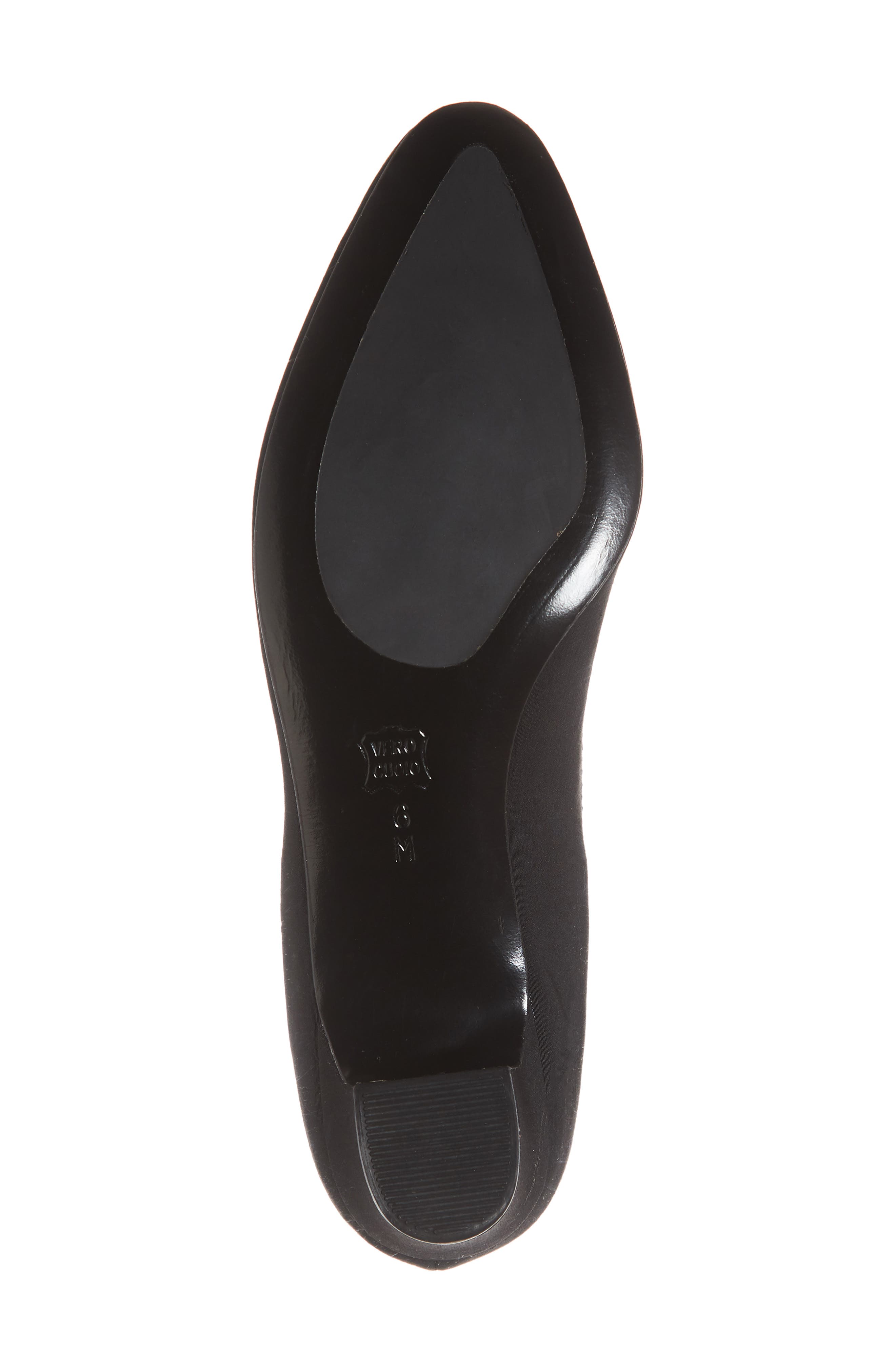 'Astyr' Almond Toe Pump, Alternate, color, BLACK FABRIC