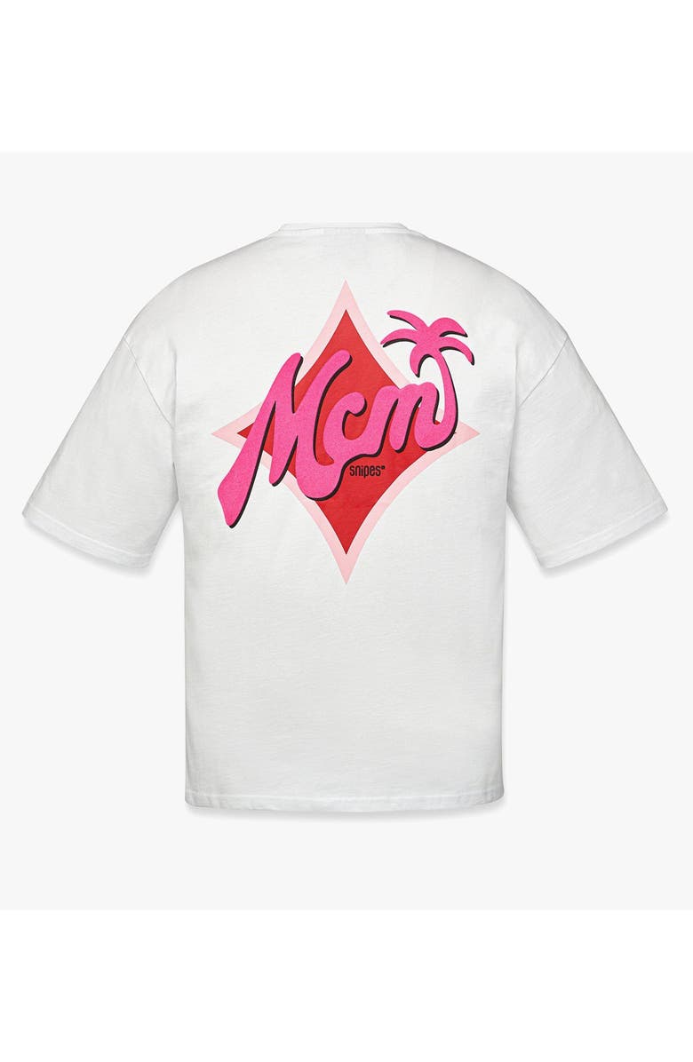 MCM X SNIPES Logo T-Shirt, Alternate, color, White