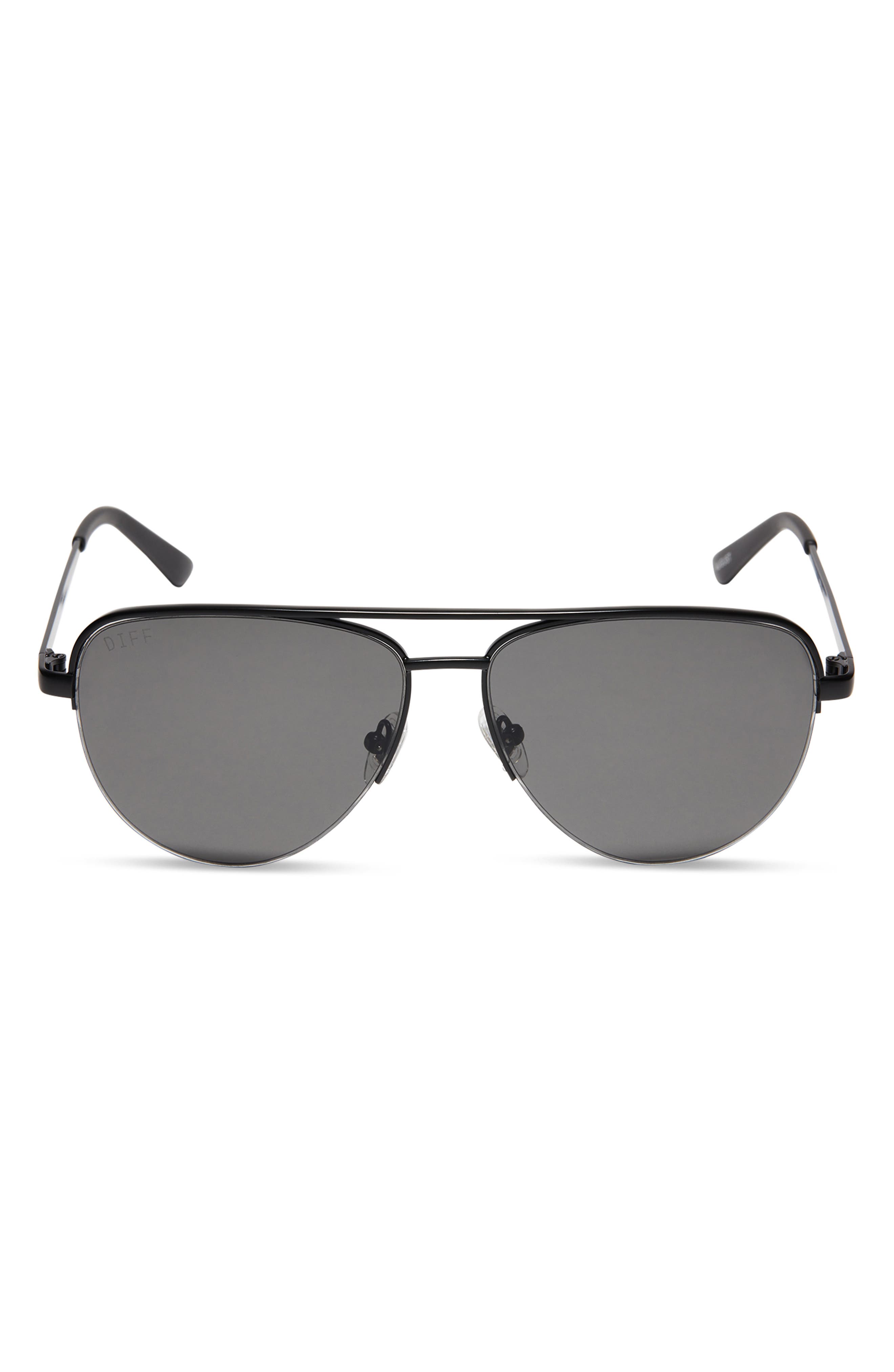 DIFF 59mm August Aviator Sunglasses