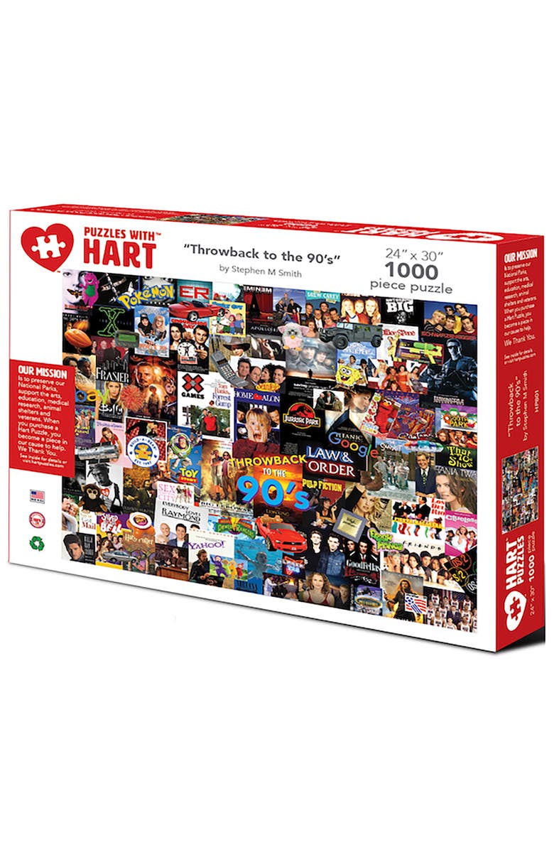 Hart Puzzles Jigsaw Puzzle 1000 Piece, Main, color, Multicolored