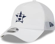 New Era Men's New Era White Houston Astros 2026 Batting Practice Apex 9FORTY Adjustable Trucker Hat