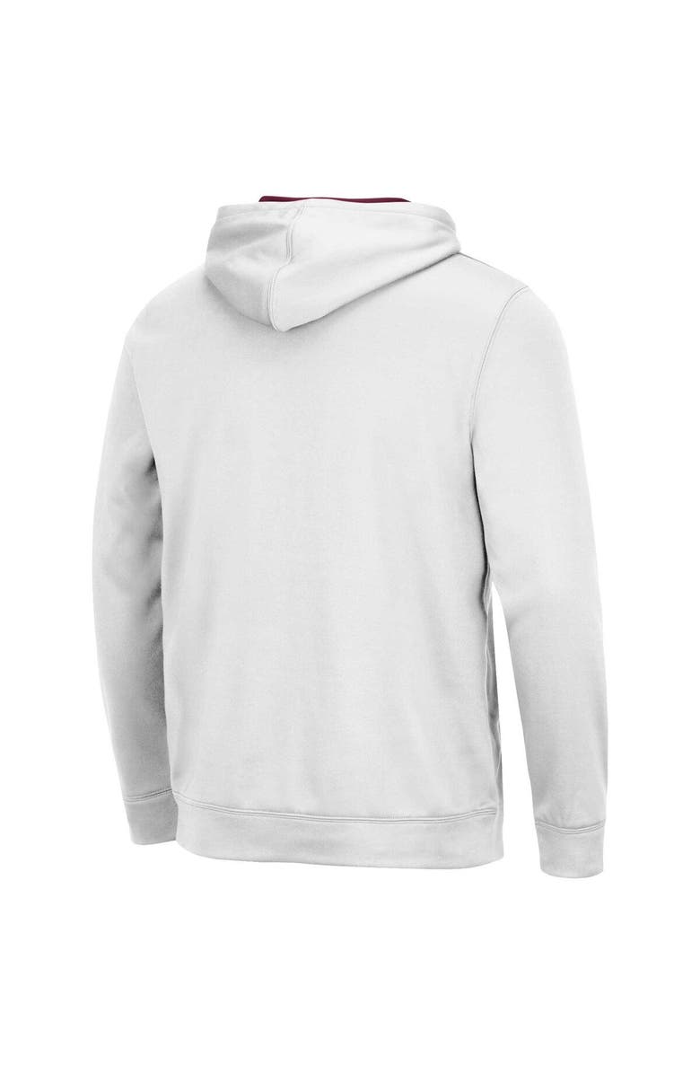 COLOSSEUM Men's Colosseum White Florida State Seminoles Resistance Pullover Hoodie, Alternate, color, 