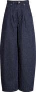 Jacquemus Le de Nimes Ovalo High Waist Barrel Leg Jeans