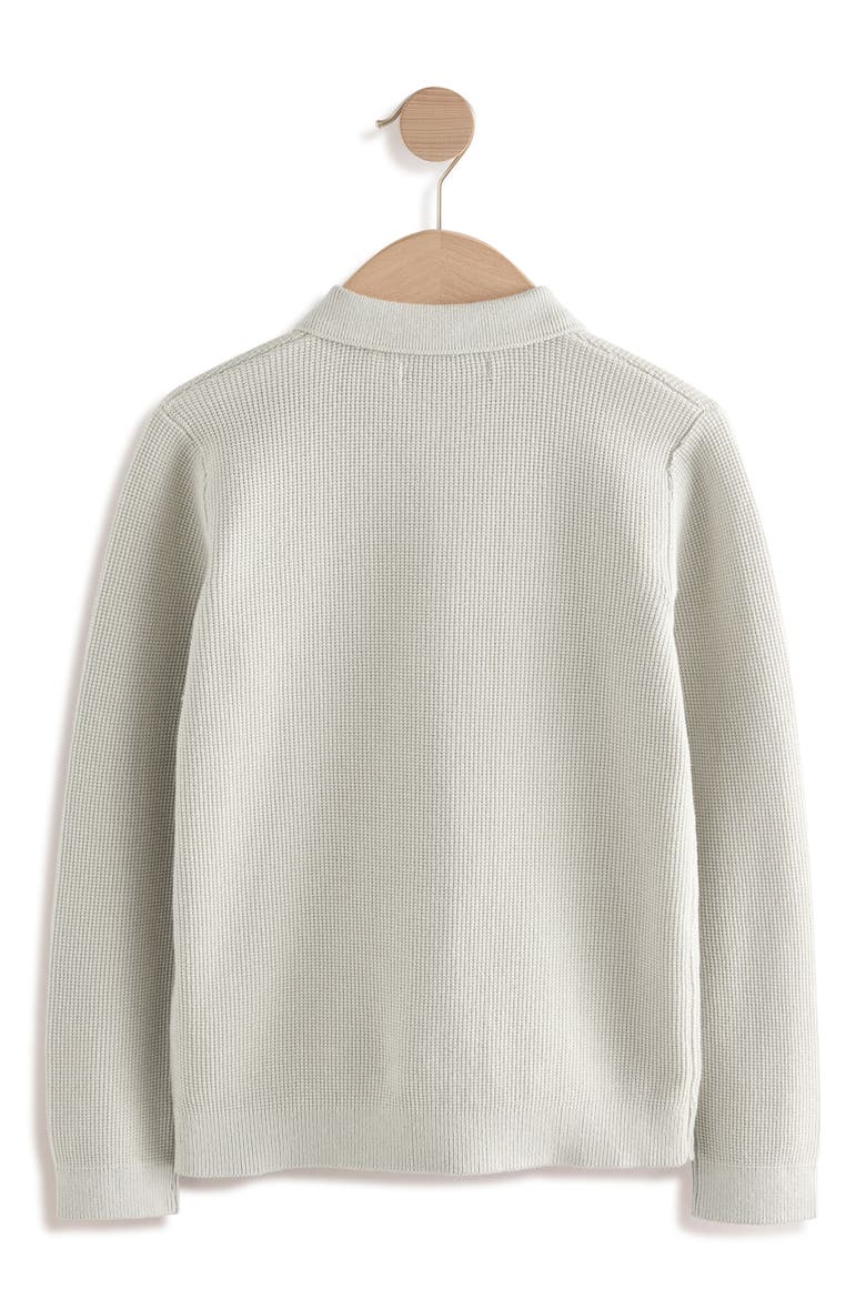 Kids' Cotton Half Zip Pullover, Alternate, color, GREY