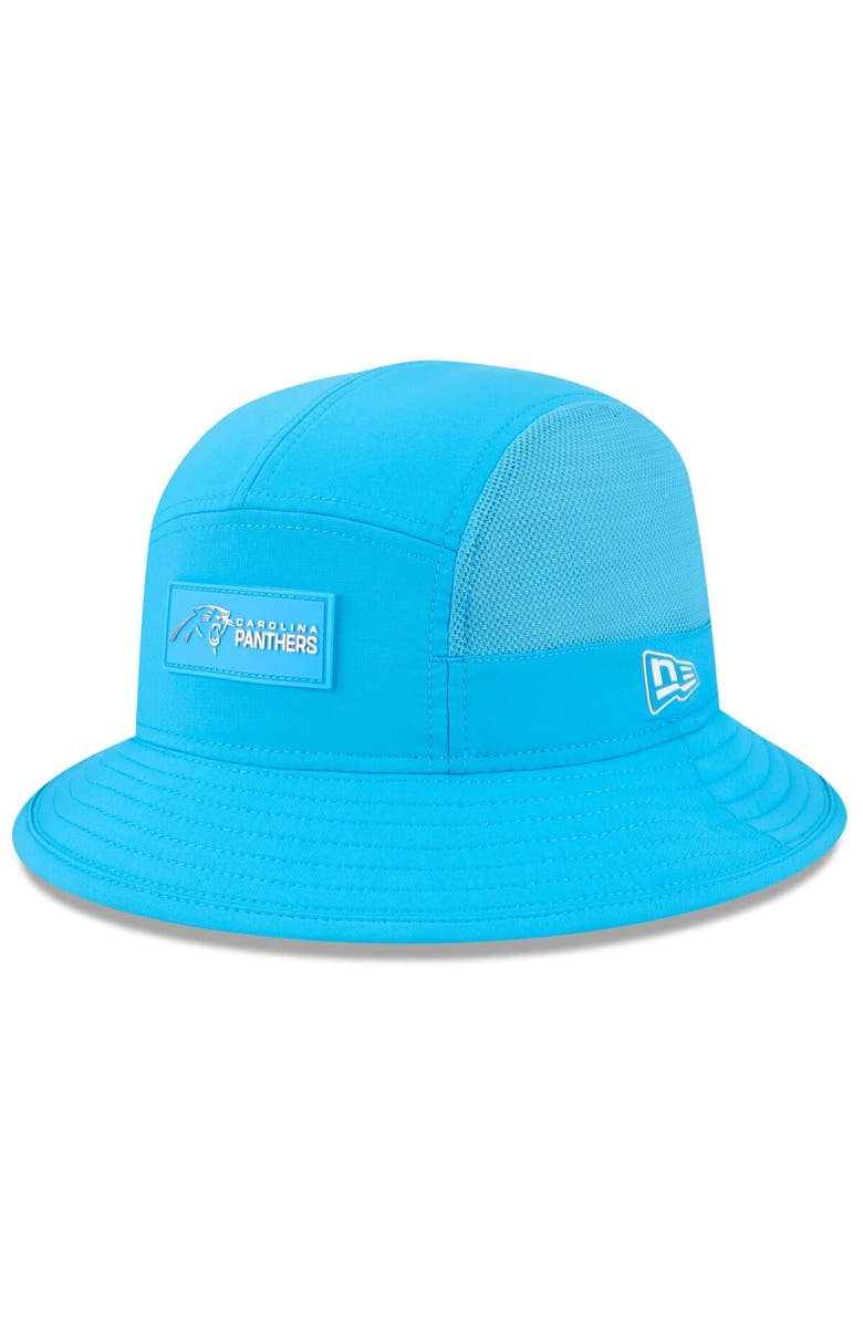 New Era Men's New Era Blue Carolina Panthers 2025 Sideline Bucket Hat, Main, color, Blue