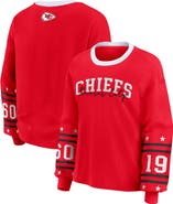 WEAR by Erin Andrews Women's WEAR by Erin Andrews  Red Kansas City Chiefs Sport Long-Sleeve T-Shirt
