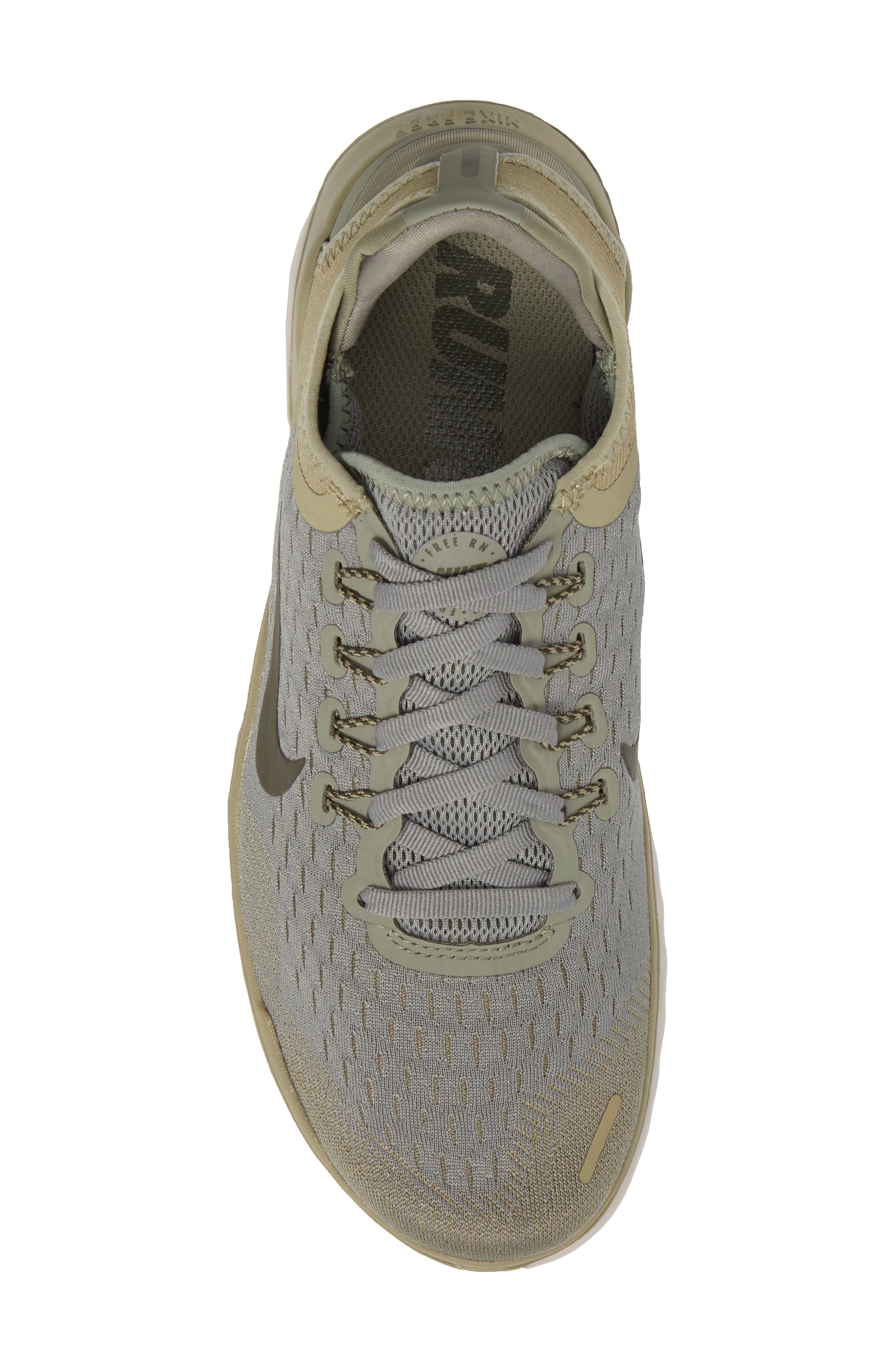 Free RN 2018 Running Shoe, Alternate, color, DARK STUCCO/ CARGO KHAKI