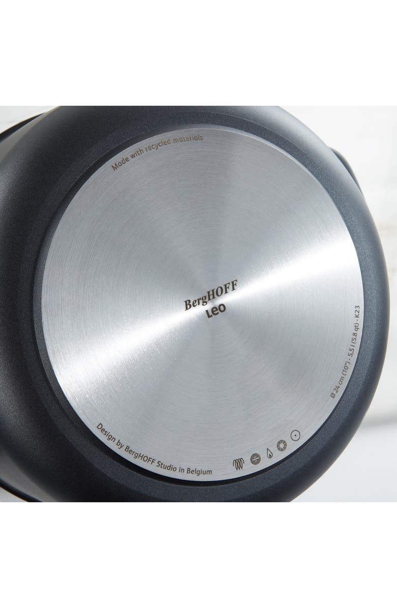 BergHOFF Leo Phantom Stockpot, Alternate, color, Black