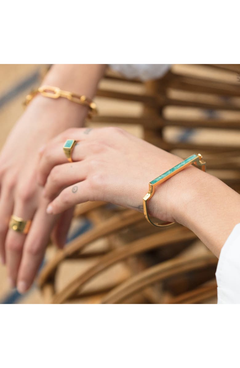 Monica Vinader Signature Vermeil Signet Ring, Alternate, color, 