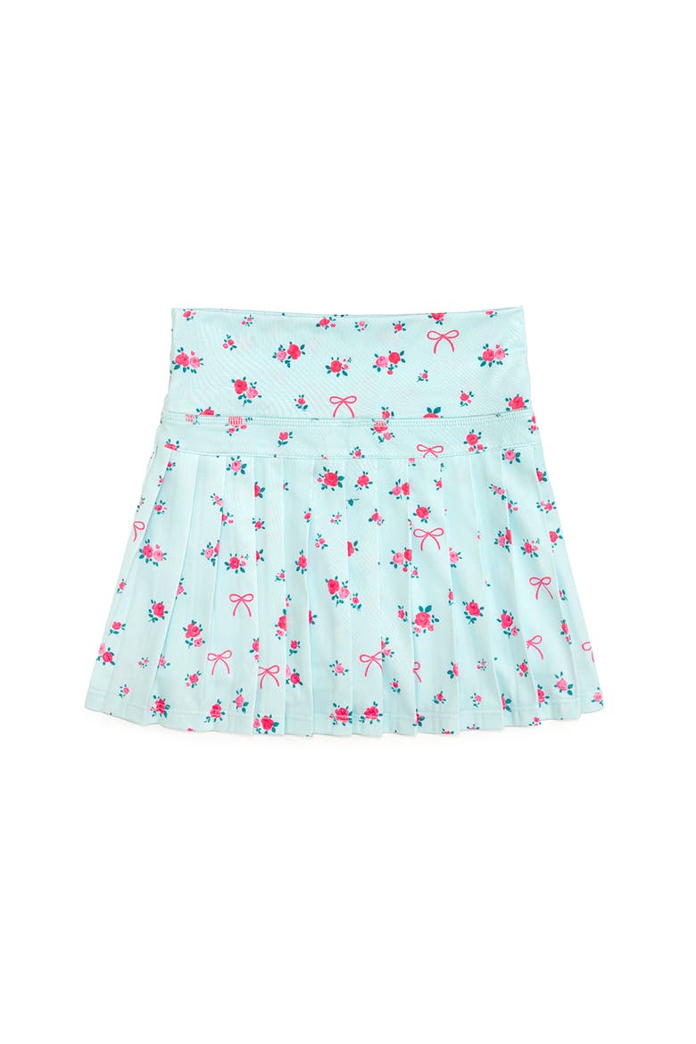 Sky Blue Floral Athletic Skort, Main, color, Sky Blue