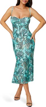 bebe Bustier Knit Maxi Dress