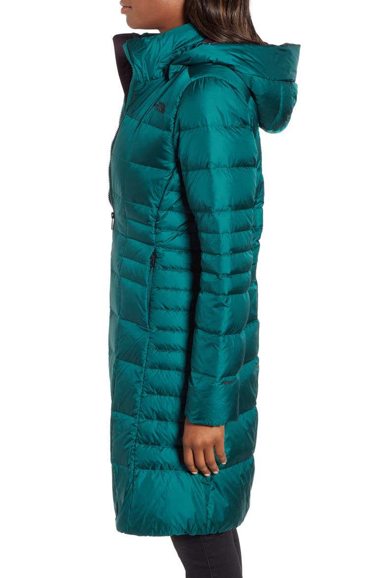 Metropolis III Water Repellent 550 Fill Power Down Hooded Parka, Alternate, color, BOTANICAL GARDEN GREEN