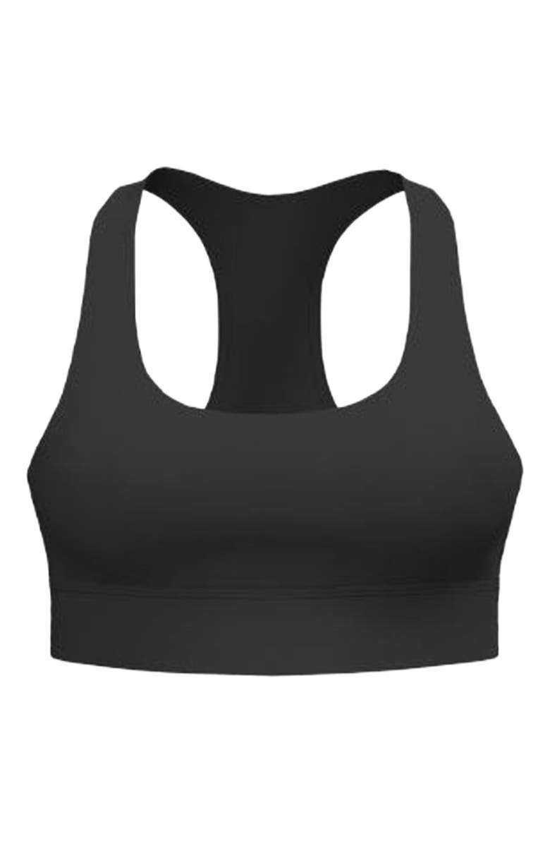 Vitality Revive Racer Bra, Alternate, color, Midnight