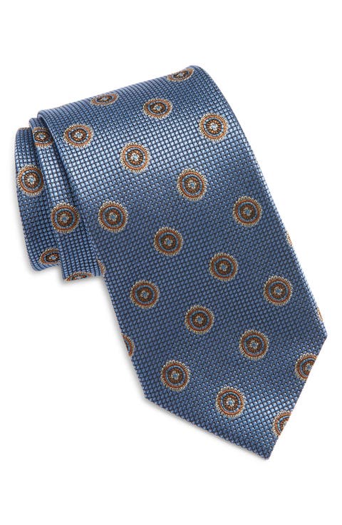 Medallion Silk Tie