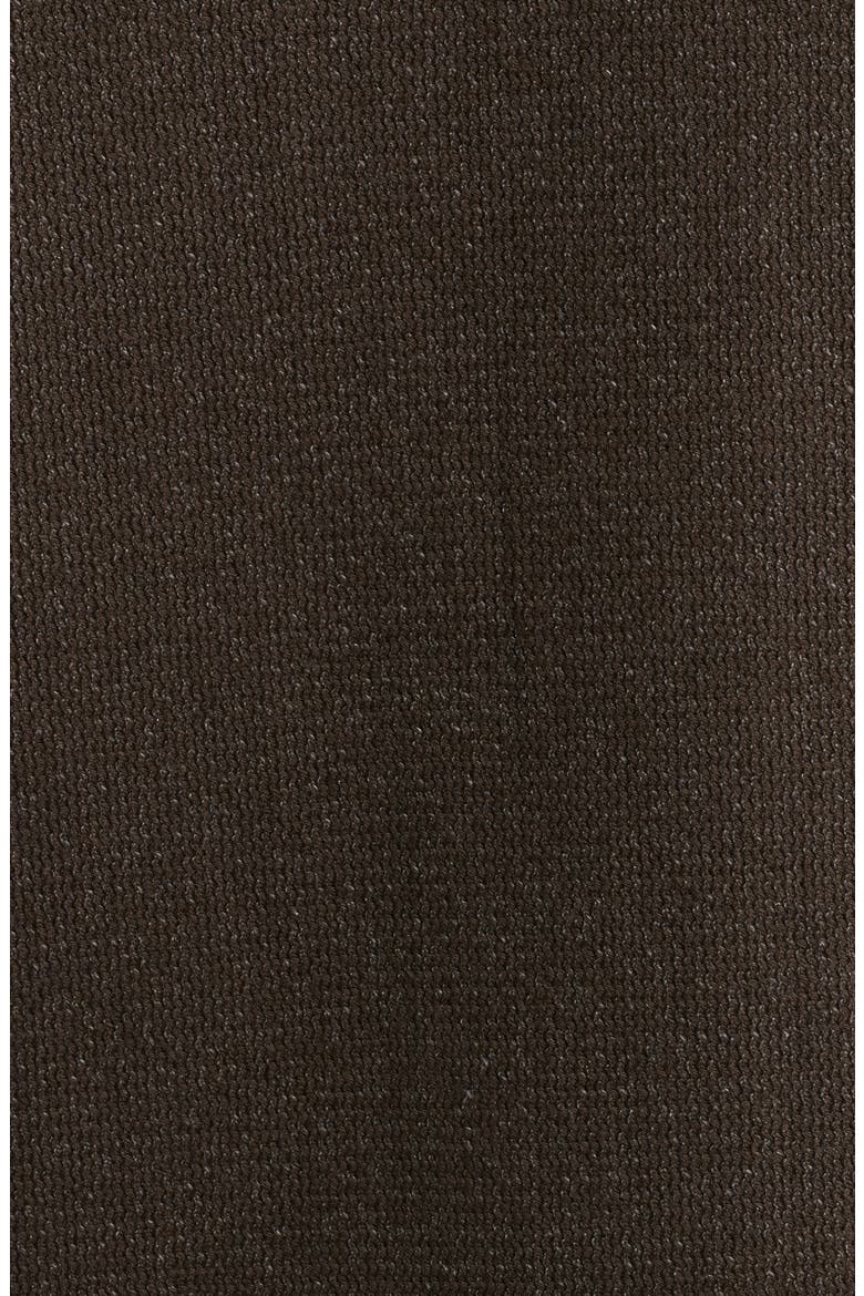 Sueded Mixed Media Jacket, Alternate, color, BROWN