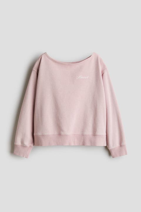 Oversized Off-the-shoulder Top