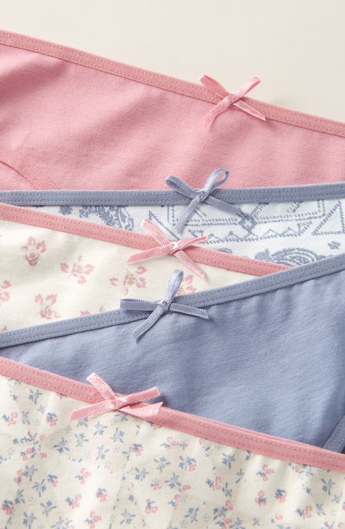 Nordstrom Kids' Assorted 5-pack Hipster Briefs In Multi