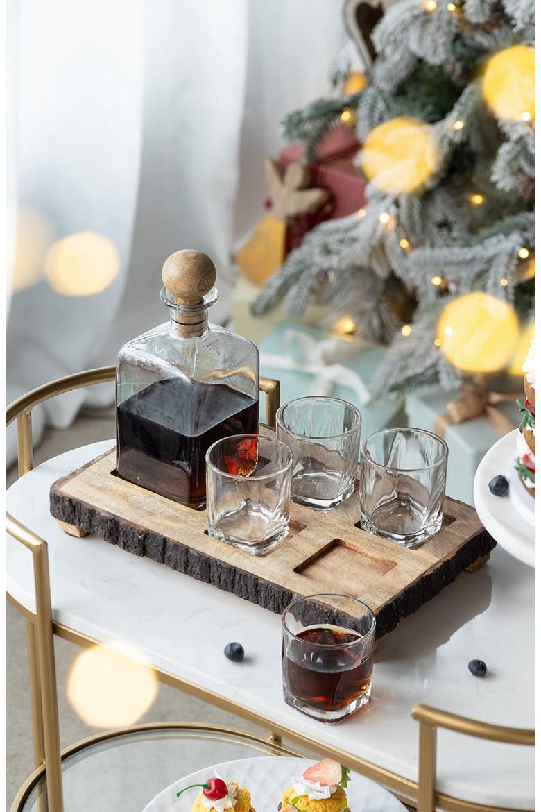 Alaine 6-Piece Bar Set, Alternate, color, BROWN