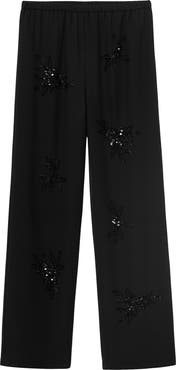 MANGO Rhinestone Detail Pants
